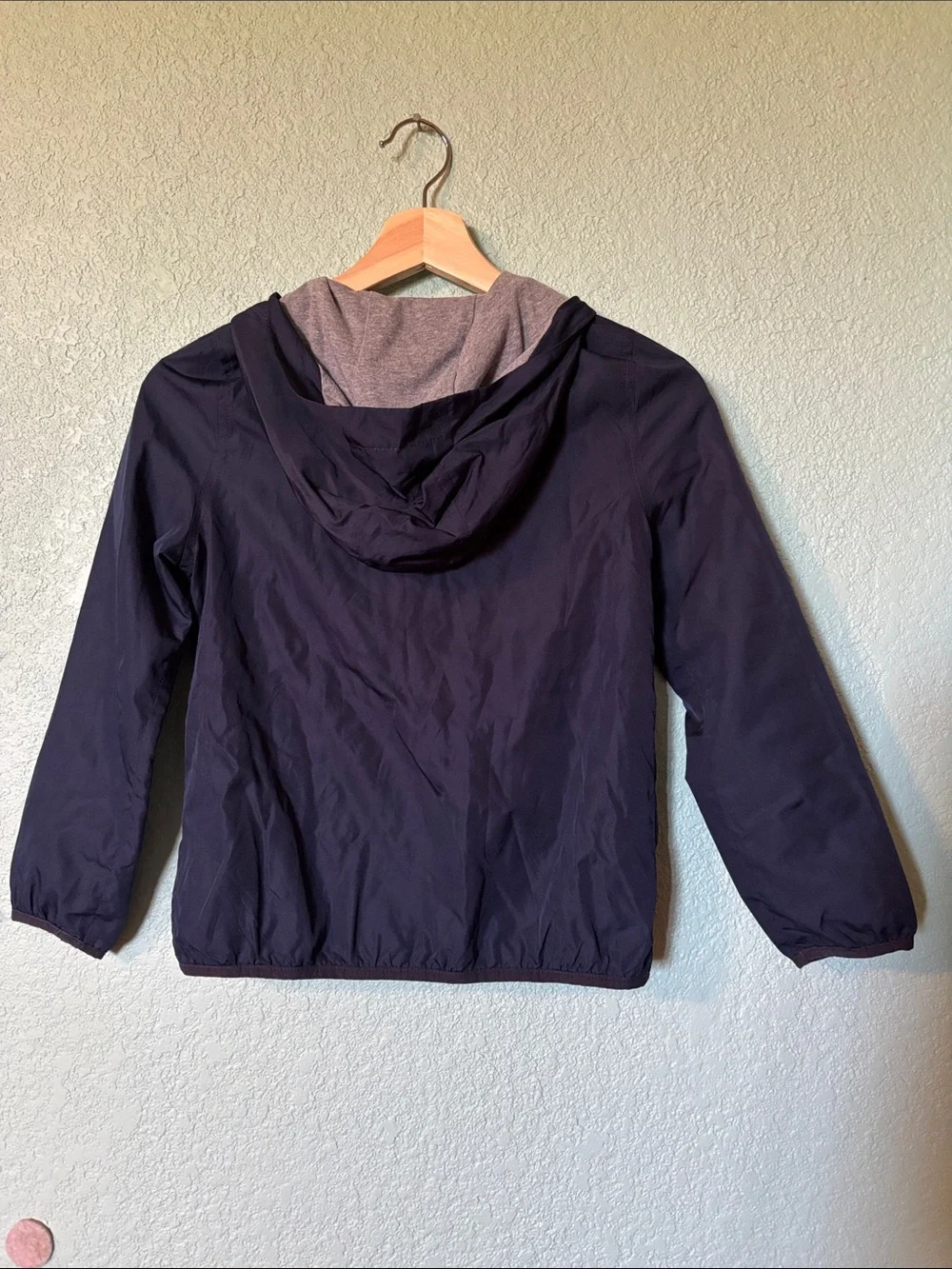 The Children’s Place Navy Girls Lightweight Jacket with Hood Size M 7/8 Good